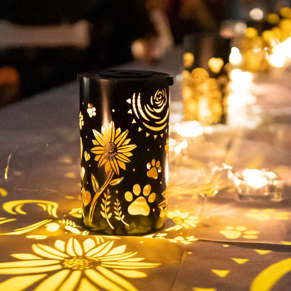 Second Chance Movement™ Pathway To My Heart- Artisan Shadow Solar Lantern - Limited Time Offer 25% Off !