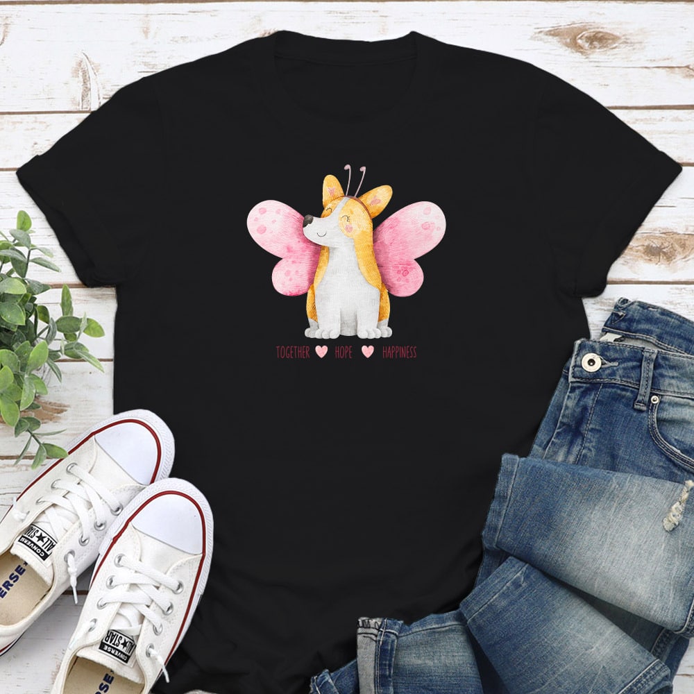 Safe & Together Hope And Happiness Standard Tee Black