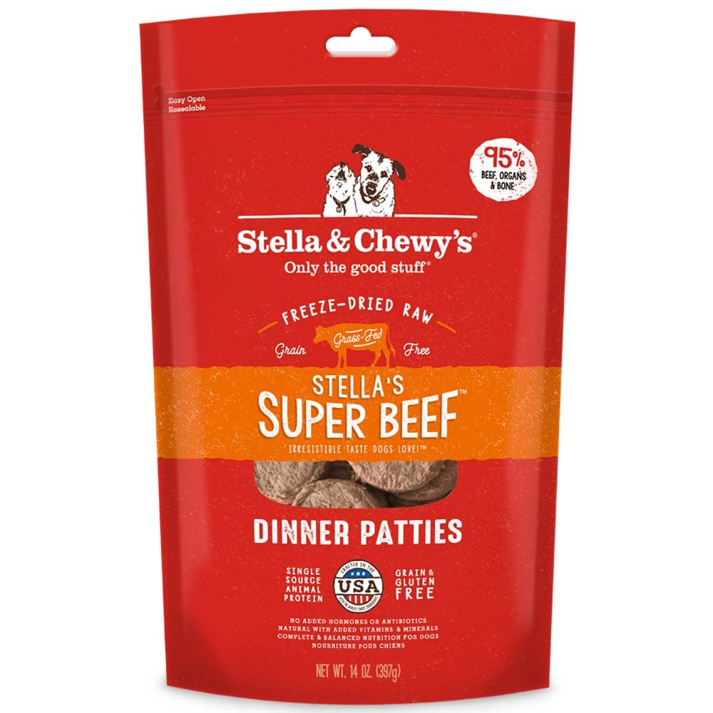 Stella and Chewy's Super Beef Freeze-Dried Patties dog food