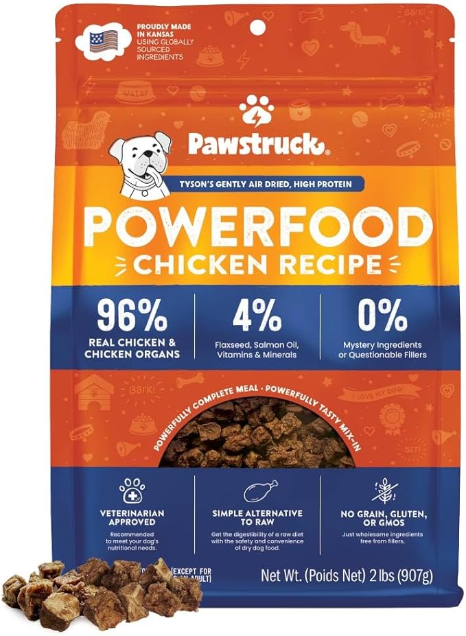 Pawstruck Air Dried Dog Food with Real Chicken