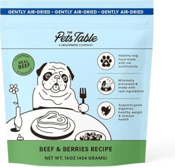 The Pets Table Beef & Berries Grain-Free Air Dried Dog Food