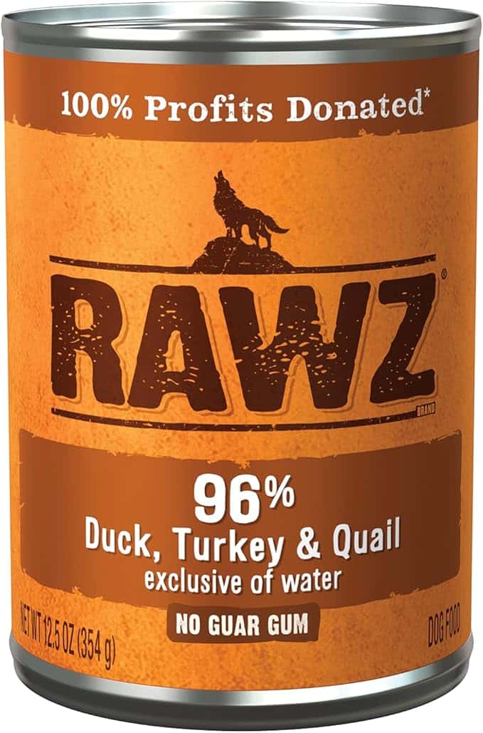 Rawz 96% Meat Canned Wet Food for Dogs
