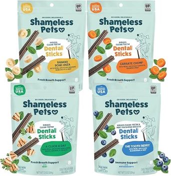 Shameless Pets Dental Chews for Dogs