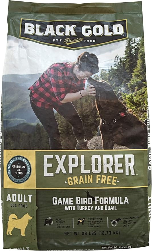 Black Gold Explorer Grain Free Real Meat Dry Dog Feed