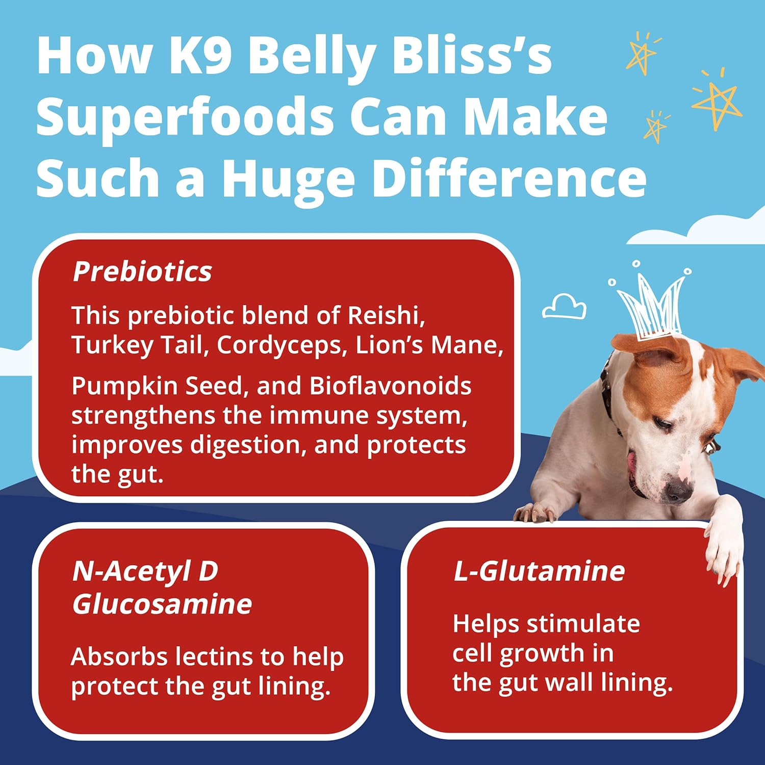 K9 Belly Bliss by Pup Labs - product label view