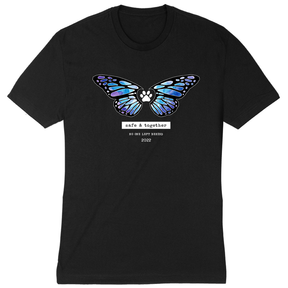 Safe & Together Watercolor Standard Tee Black