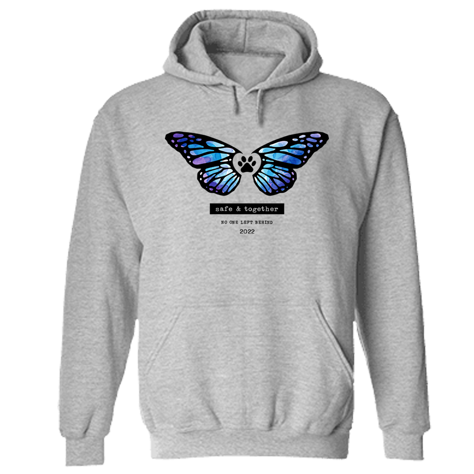 Safe & Together Watercolor Hoodie Heather Grey