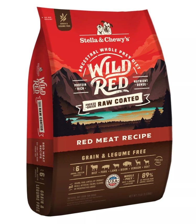Stella & Chewy’s Wild Red Raw Coated All Life Stages Dry Dog Food – Red Meat